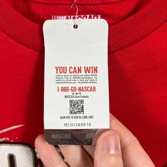 NWT DALE EARNHARDT JR. T-SHIRT XL RED #88 NASCAR NATIONAL GUARD GRAPHICS - Picture 4 of 5